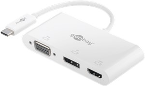 Adapter wieloportowy USB-C™ VGA+DP+HDMI™